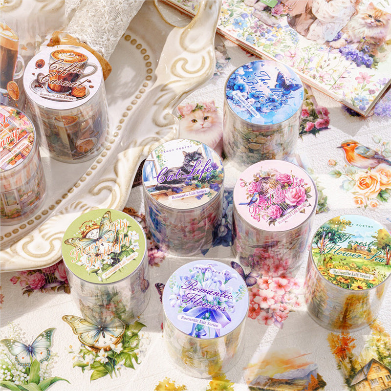 Romantic Life Die-cut PET Tape