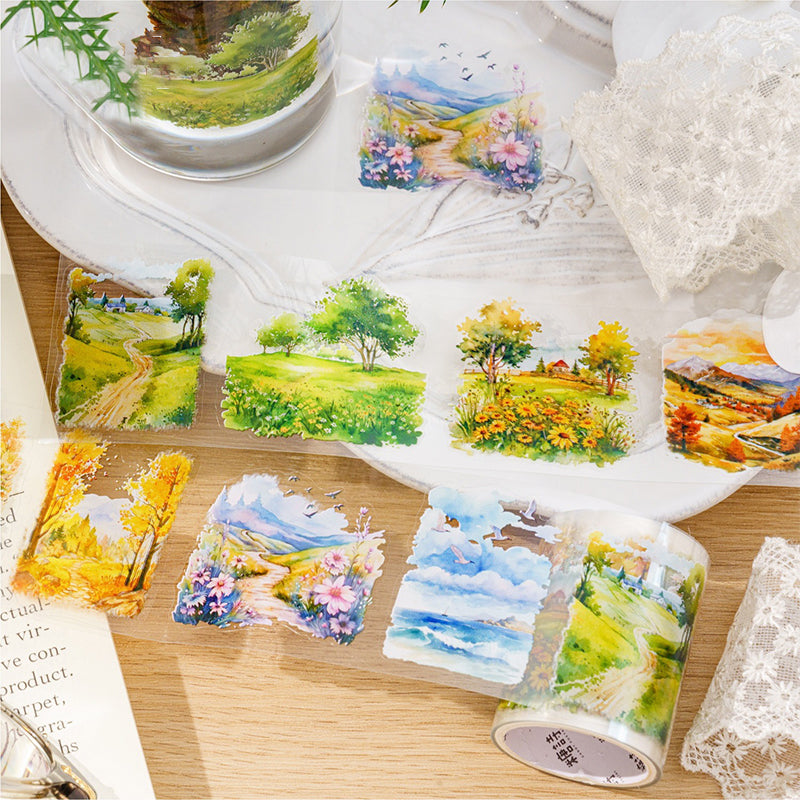 Romantic Life Die-cut PET Tape