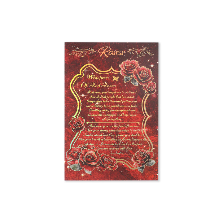 Rose Scrapbook Paper - 18 Sheets
