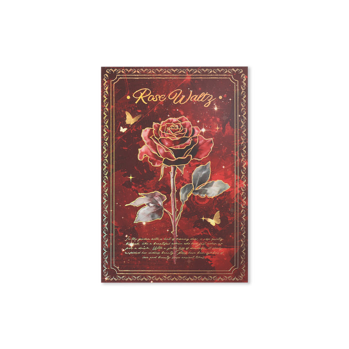 Rose Scrapbook Paper - 18 Sheets