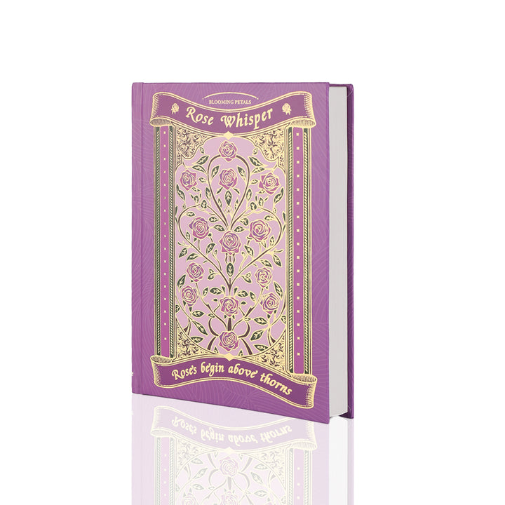 Rose Whisper Lined Notebook - Light Purple