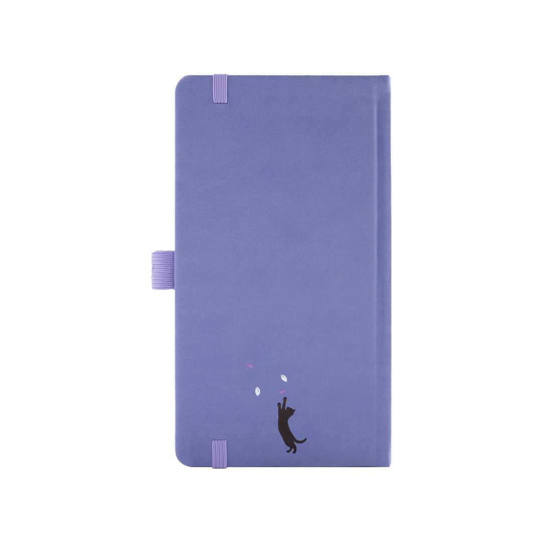 Sakura &amp; Cat Travelers Notebook - Deep Purple