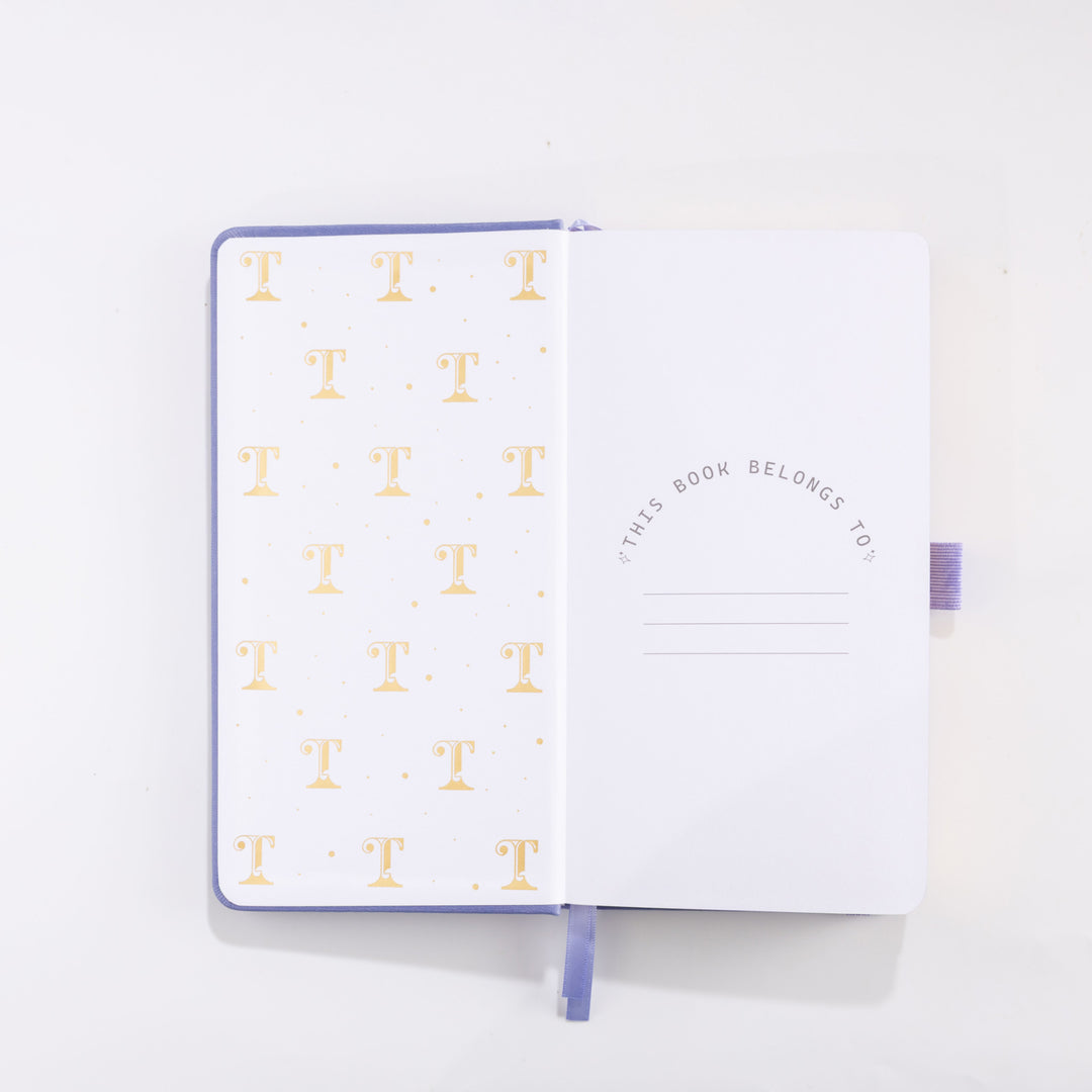 Sakura &amp; Cat Travelers Notebook - Deep Purple