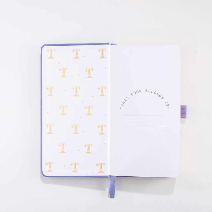 Sakura &amp; Cat Travelers Notebook - Deep Purple