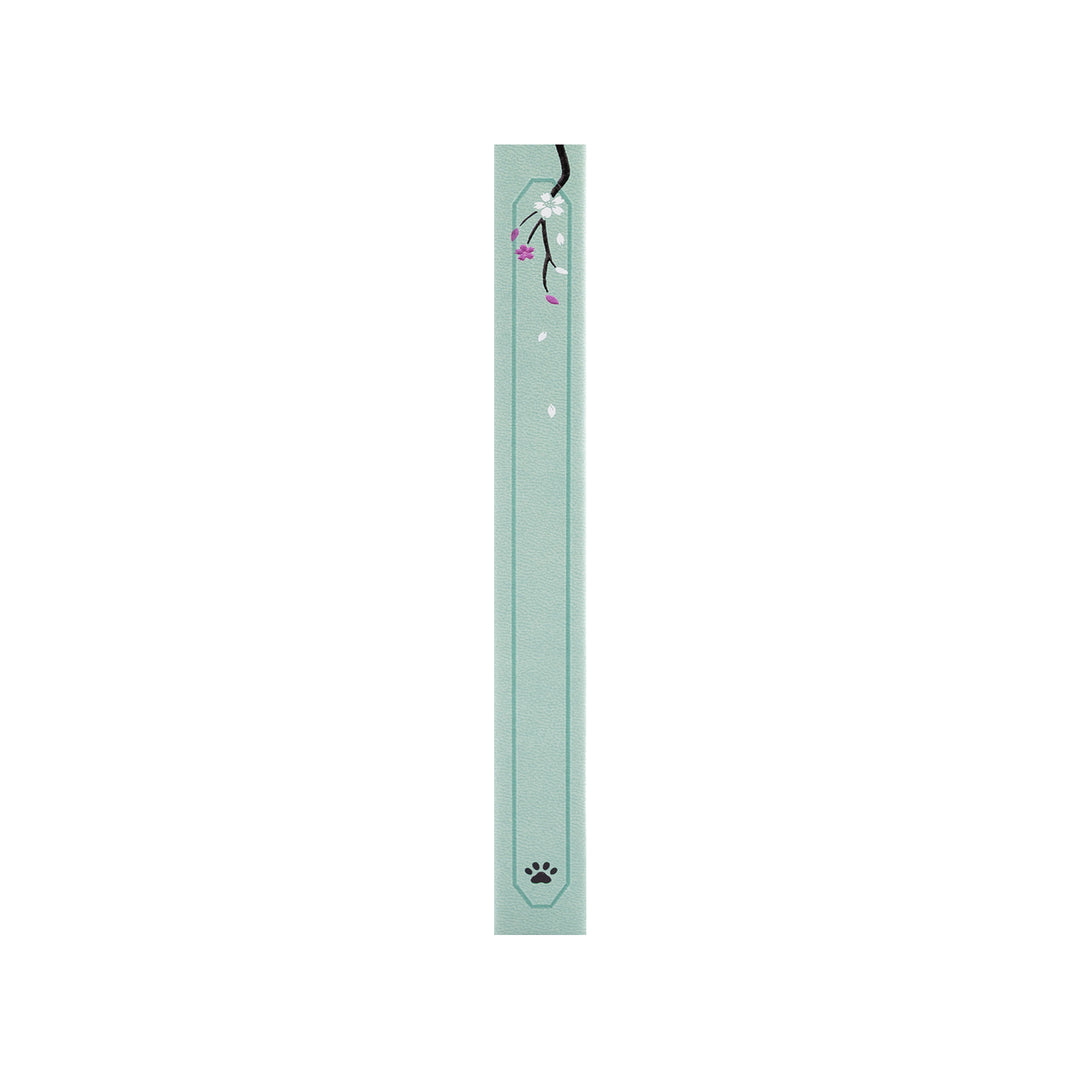 Sakura &amp; Cat Travelers Notebook - Light Green