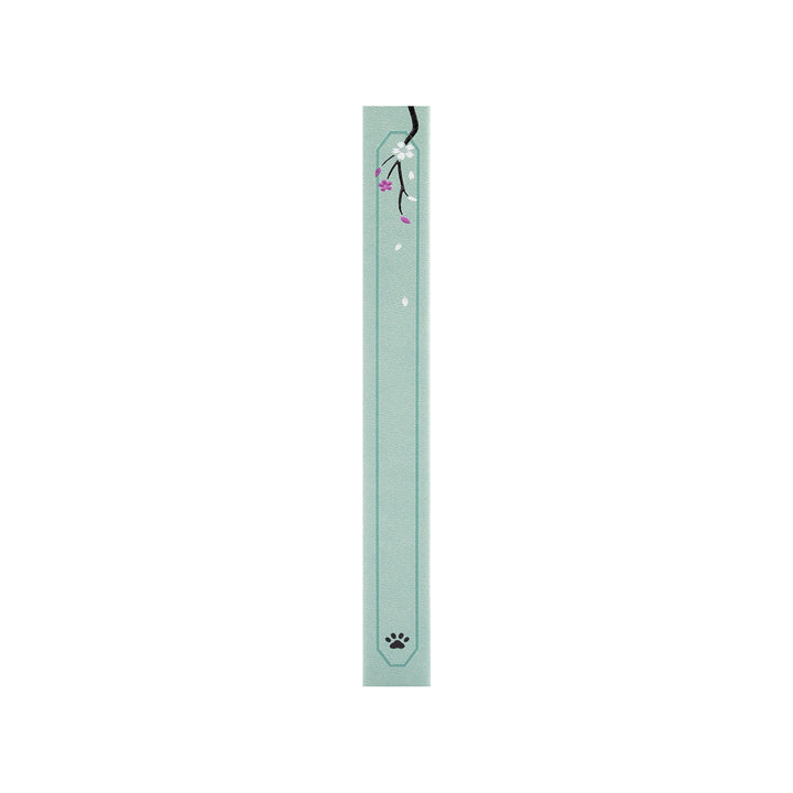 Sakura &amp; Cat Travelers Notebook - Light Green