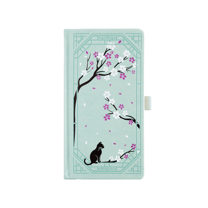 Sakura &amp; Cat Travelers Notebook - Light Green