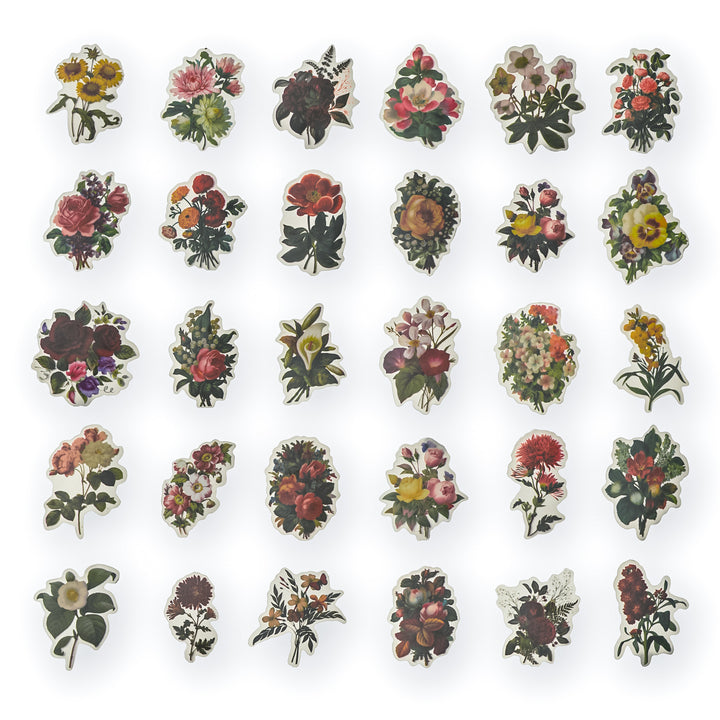 Send You A Flower Stickers - 60 Pcs