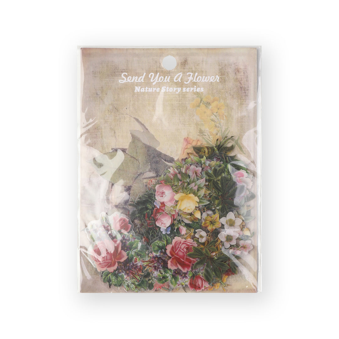Send You A Flower Stickers - 60 Pcs