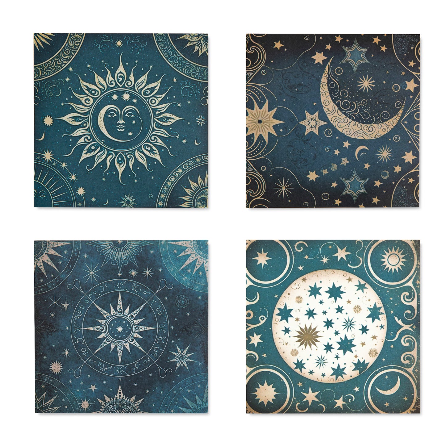 Starry Sky Scrapbook Paper - 12 Sheets