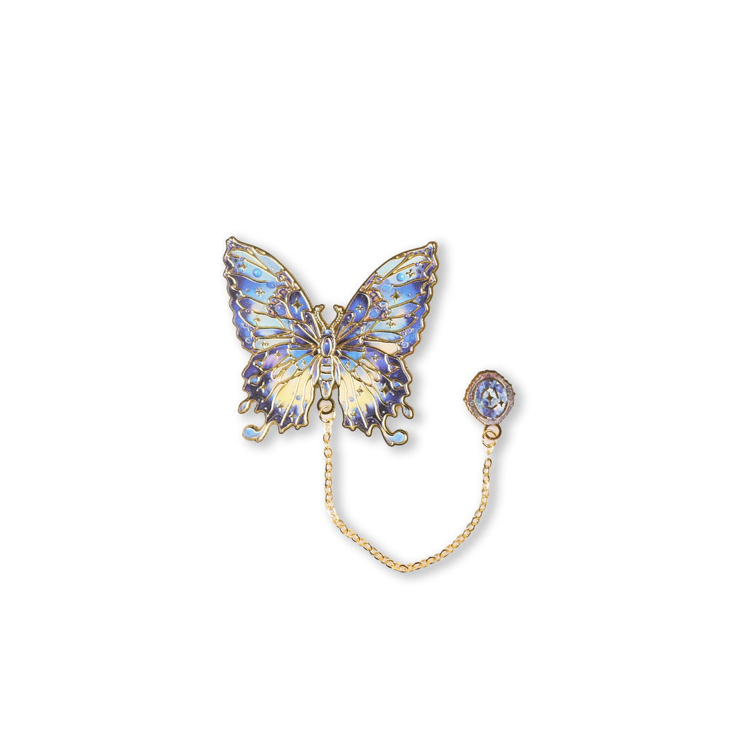 Metal Butterfly In Painting Bookmark