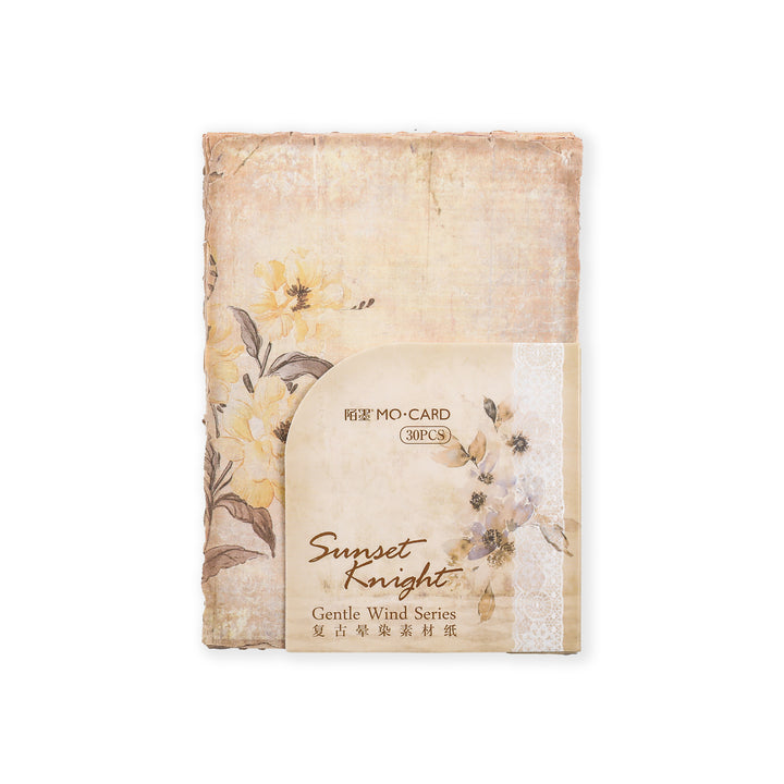 Sunset Knight Scrapbook Paper - 30 Sheets