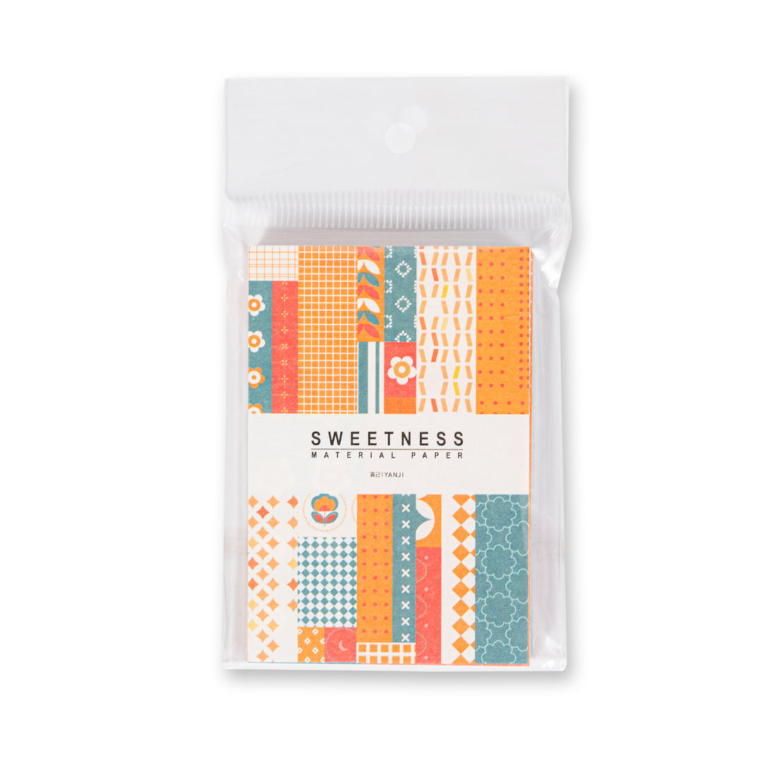 Sweetness Orange Custard Scrapbook Paper - 50 sheets