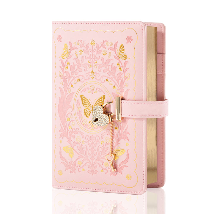 Butterfly Whisper Lock Journal
