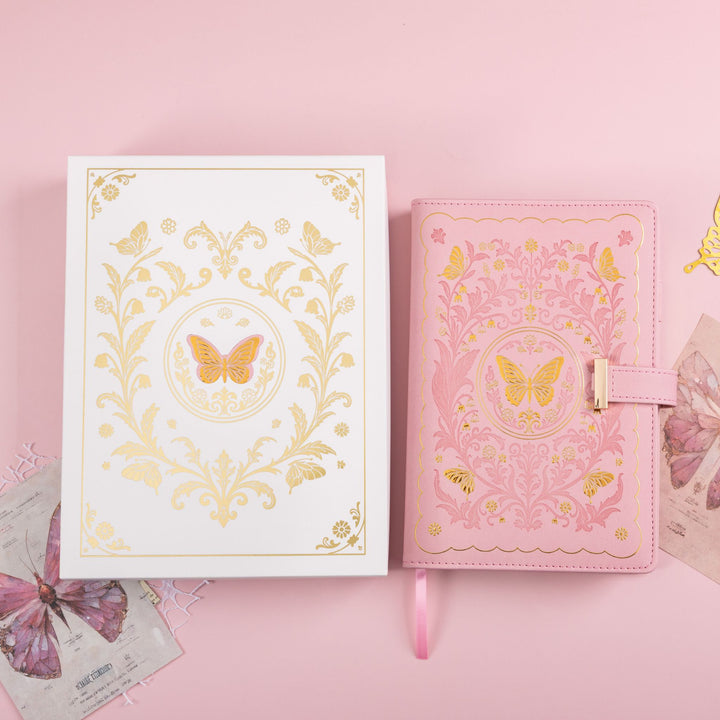 Butterfly Whisper Lock Journal