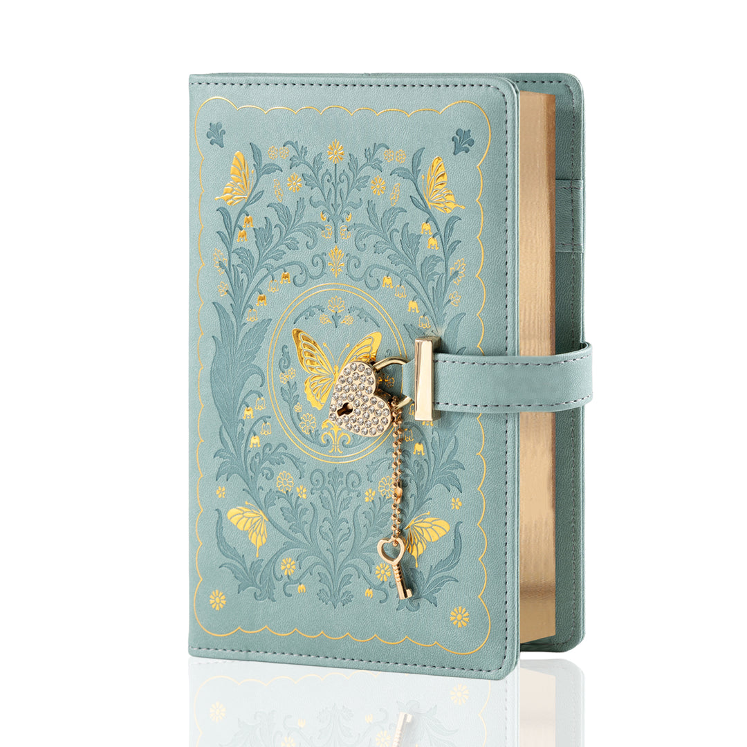 Butterfly Whisper Lock Journal