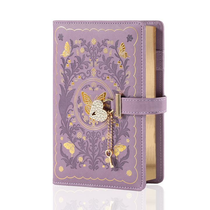 Butterfly Whisper Lock Journal