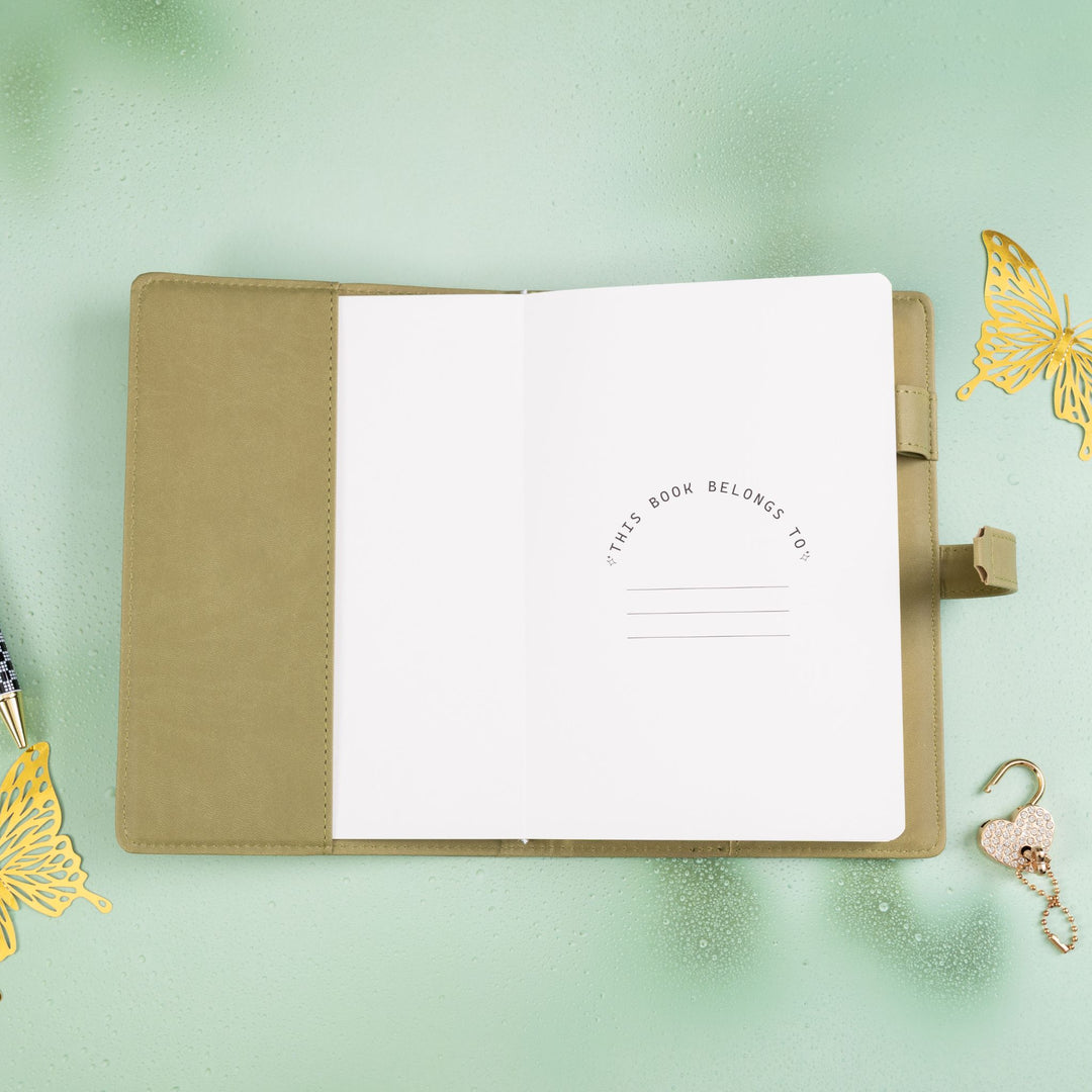 Butterfly Whisper Lock Journal
