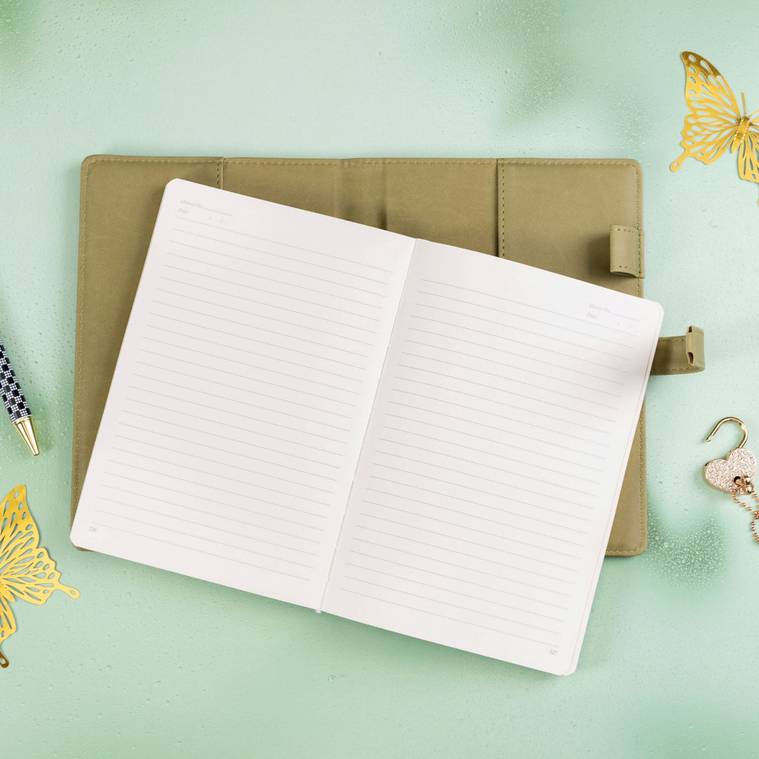 Butterfly Whisper Lock Journal