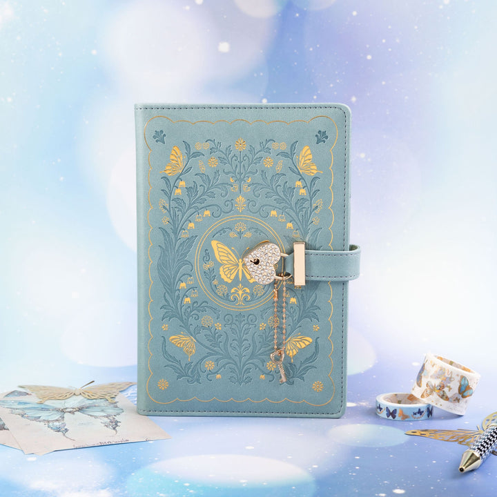 Butterfly Whisper Lock Journal