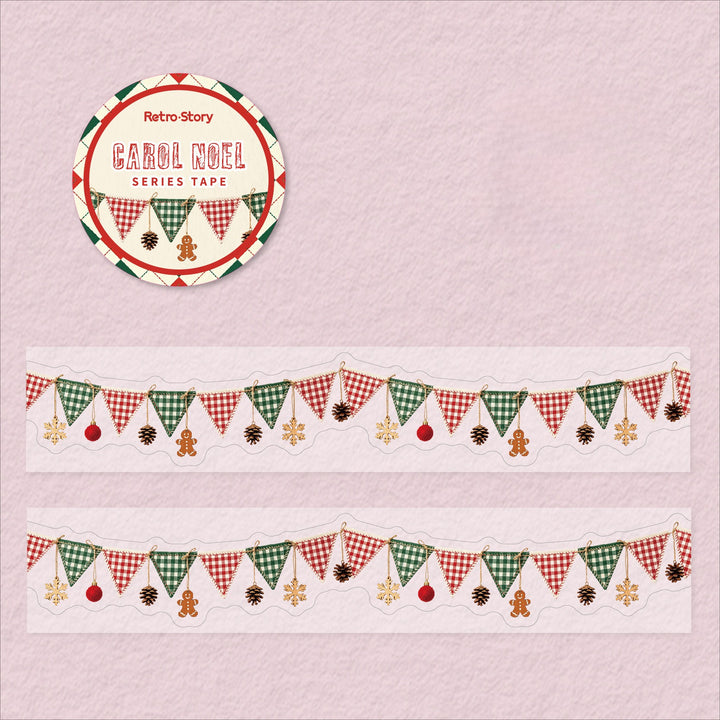 Carol Noel Christmas Die-cut PET Tape