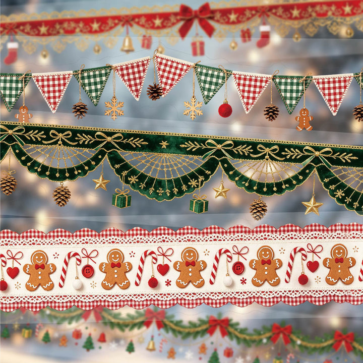 Carol Noel Christmas Die-cut PET Tape