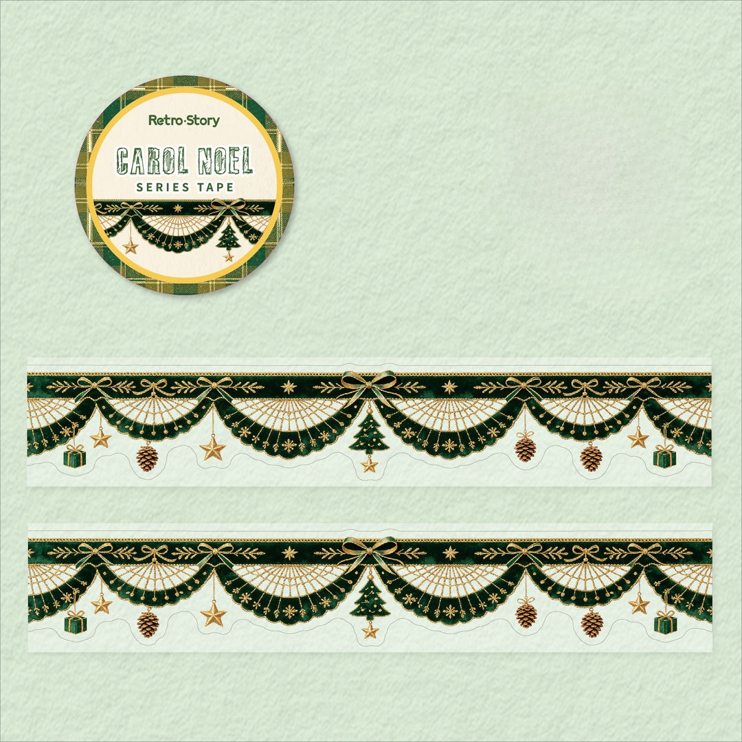 Carol Noel Christmas Die-cut PET Tape