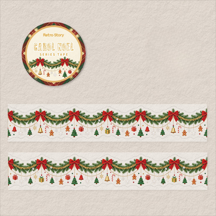 Carol Noel Christmas Die-cut PET Tape