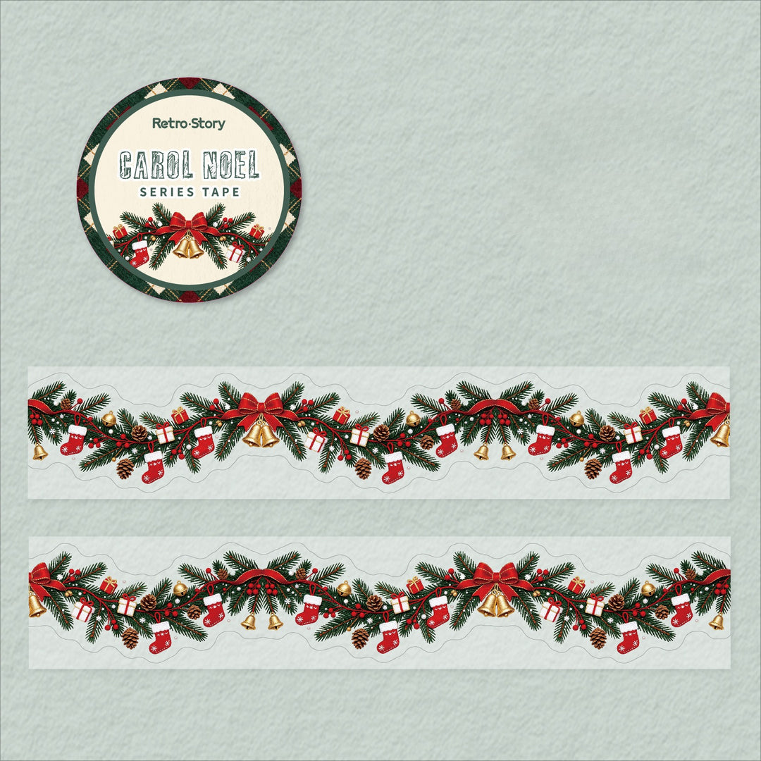 Carol Noel Christmas Die-cut PET Tape