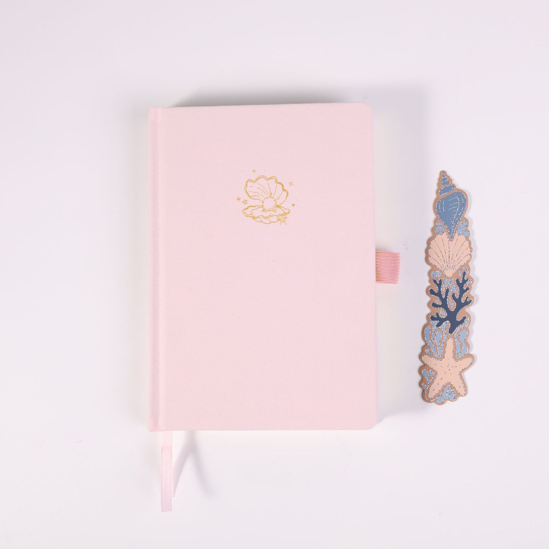 A5 Seashell Notebook - Pink