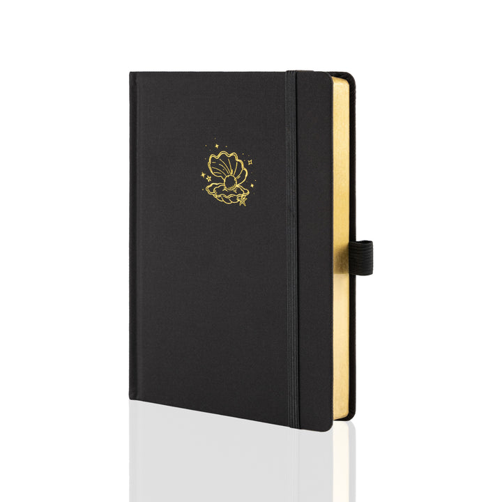 A5 Seashell Notebook - Black