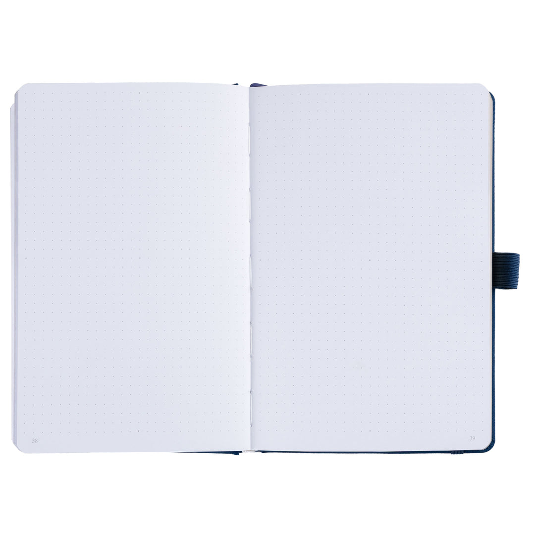 A5 Seashell Notebook - Blue