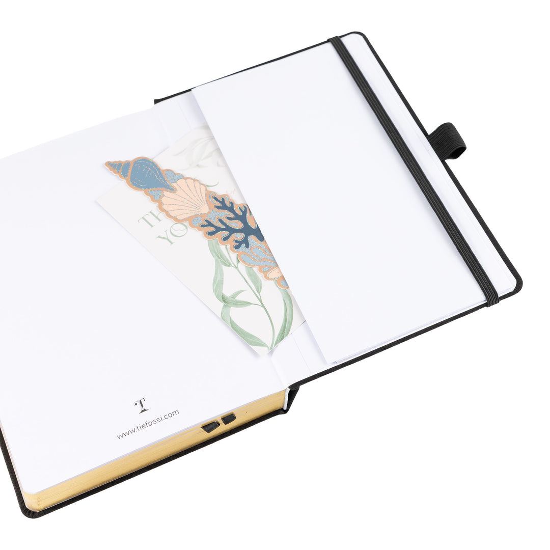 A5 Seashell Notebook - Black