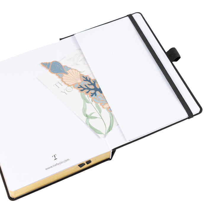 A5 Seashell Notebook - Black