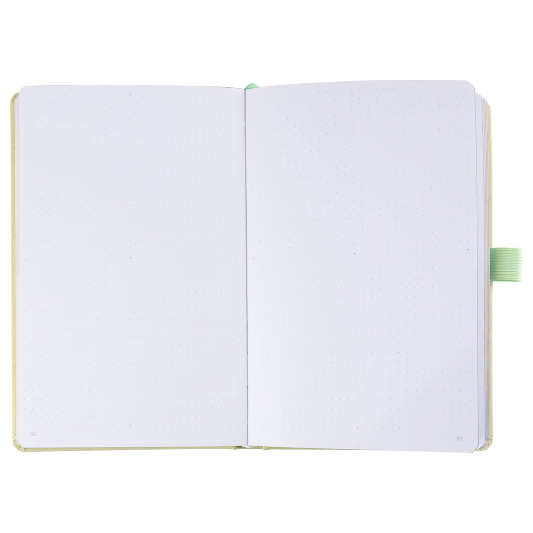 A5 Seashell Notebook - Light Green