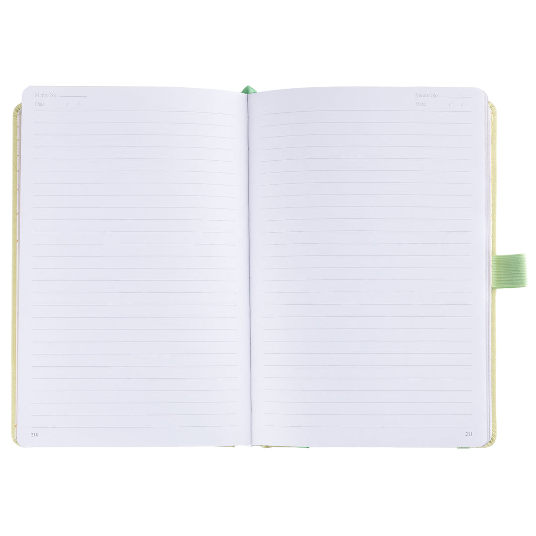 A5 Seashell Notebook - Light Green