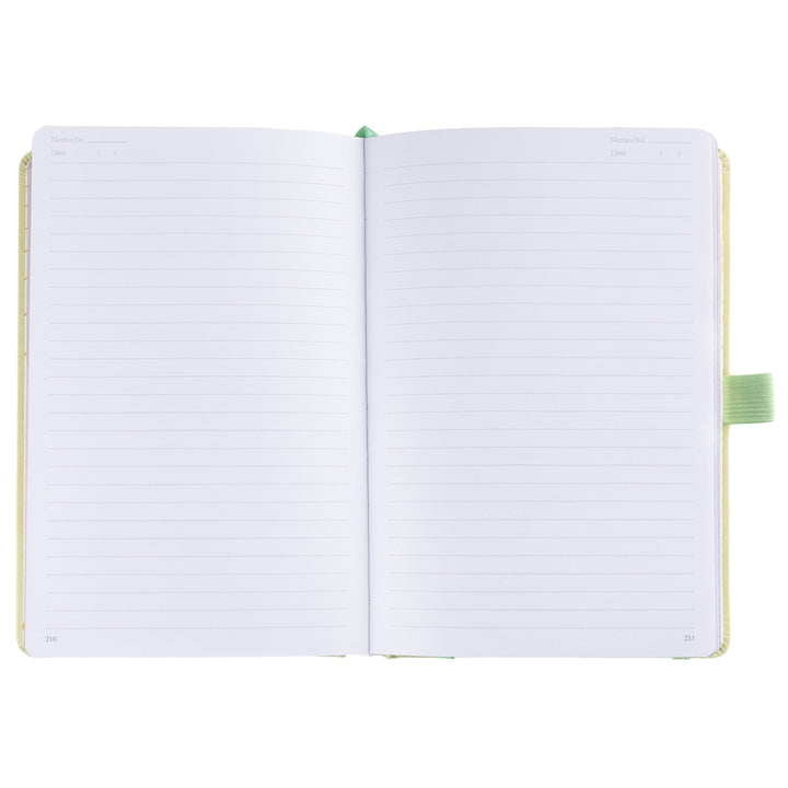 A5 Seashell Notebook - Light Green