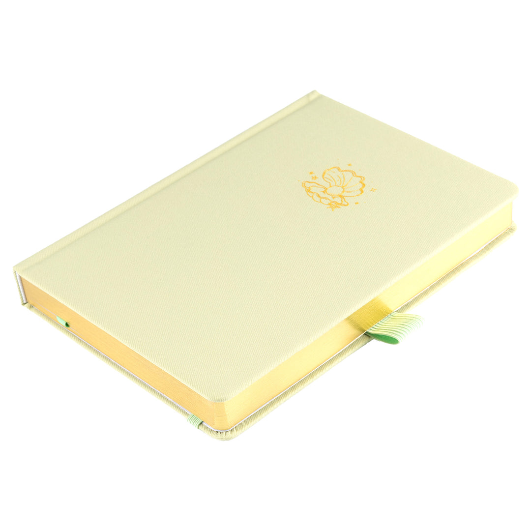 A5 Seashell Notebook - Light Green