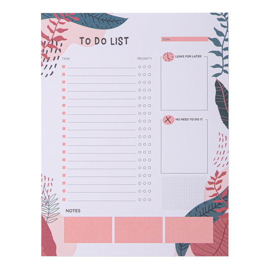 Undated To Do List Notepad