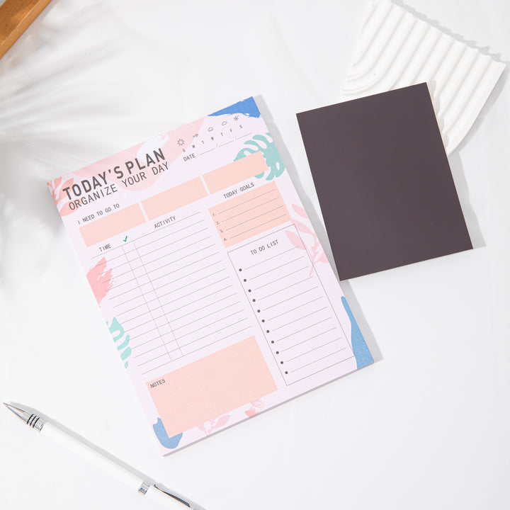 Today's Plan To Do List Notepad Productivity Task Planner