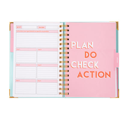 Undated Goal Planner - Blue