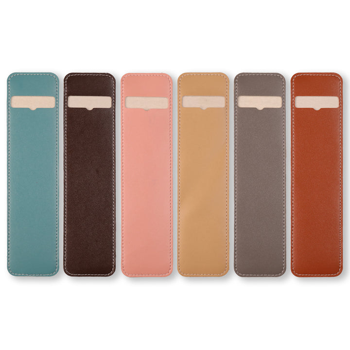 Vegan Leather Pen Loop Holder - Set of 6