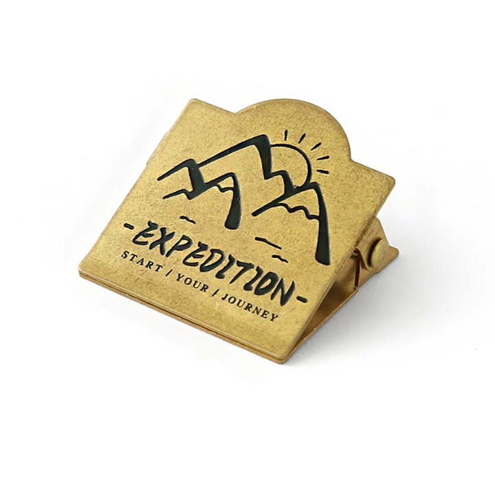 Vintage Brass Paper Clip - Expedition