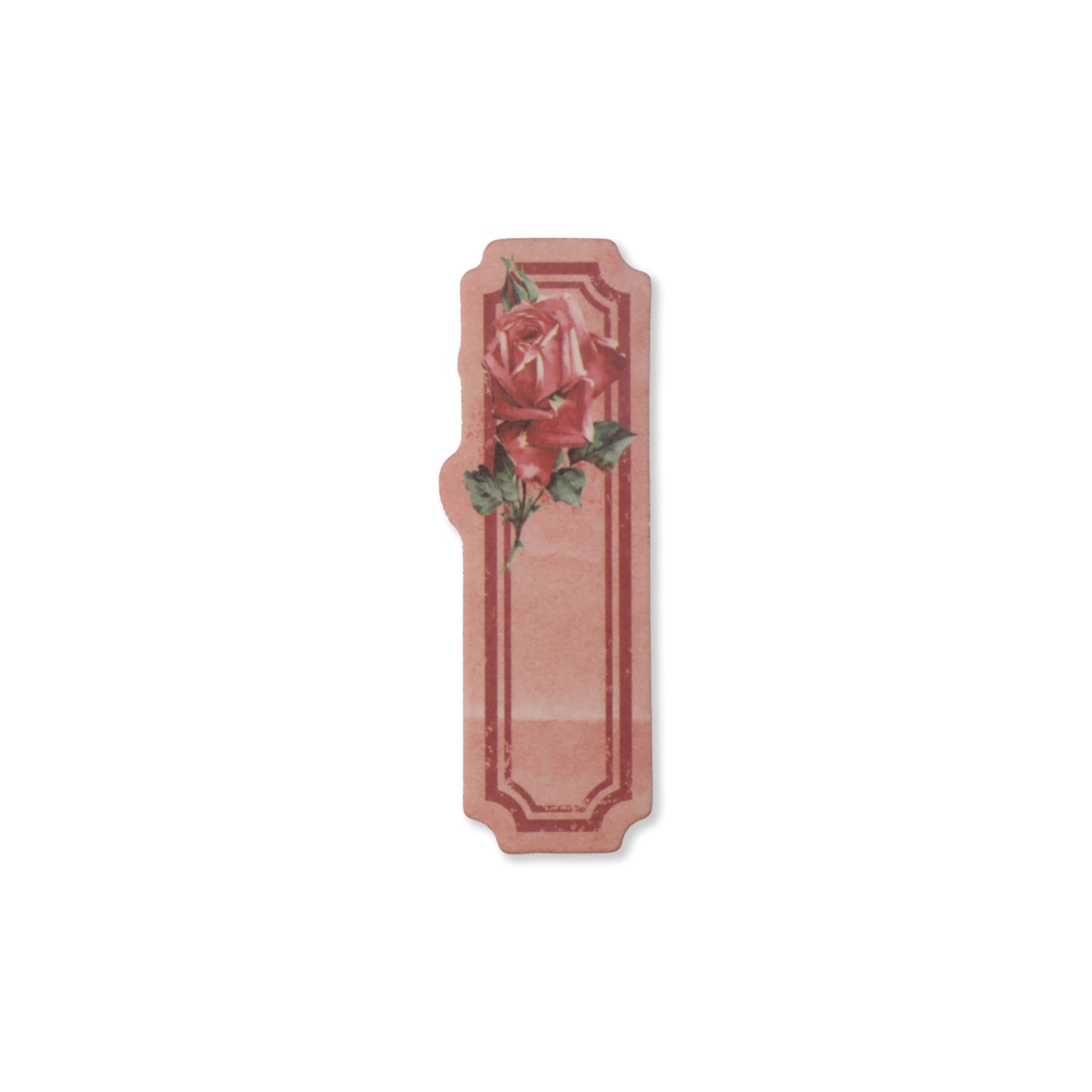 Vintage Floral Writeable Label Stickers - 60 Pcs