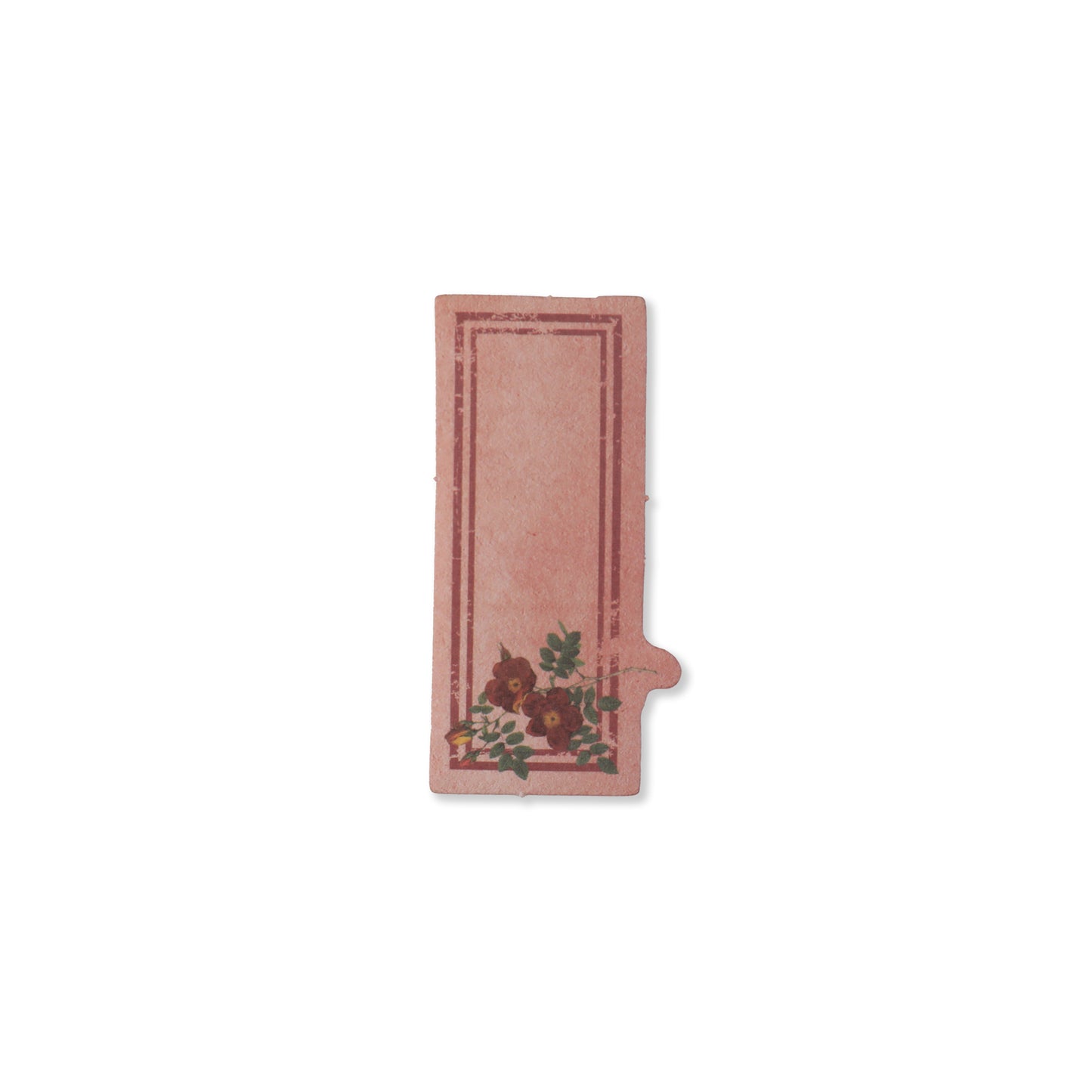 Vintage Floral Writeable Label Stickers - 60 Pcs