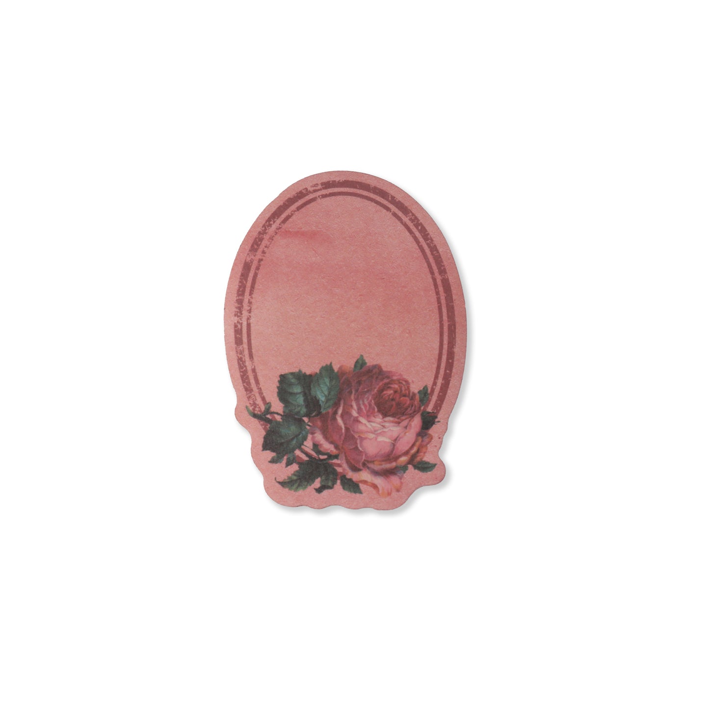 Vintage Floral Writeable Label Stickers - 60 Pcs