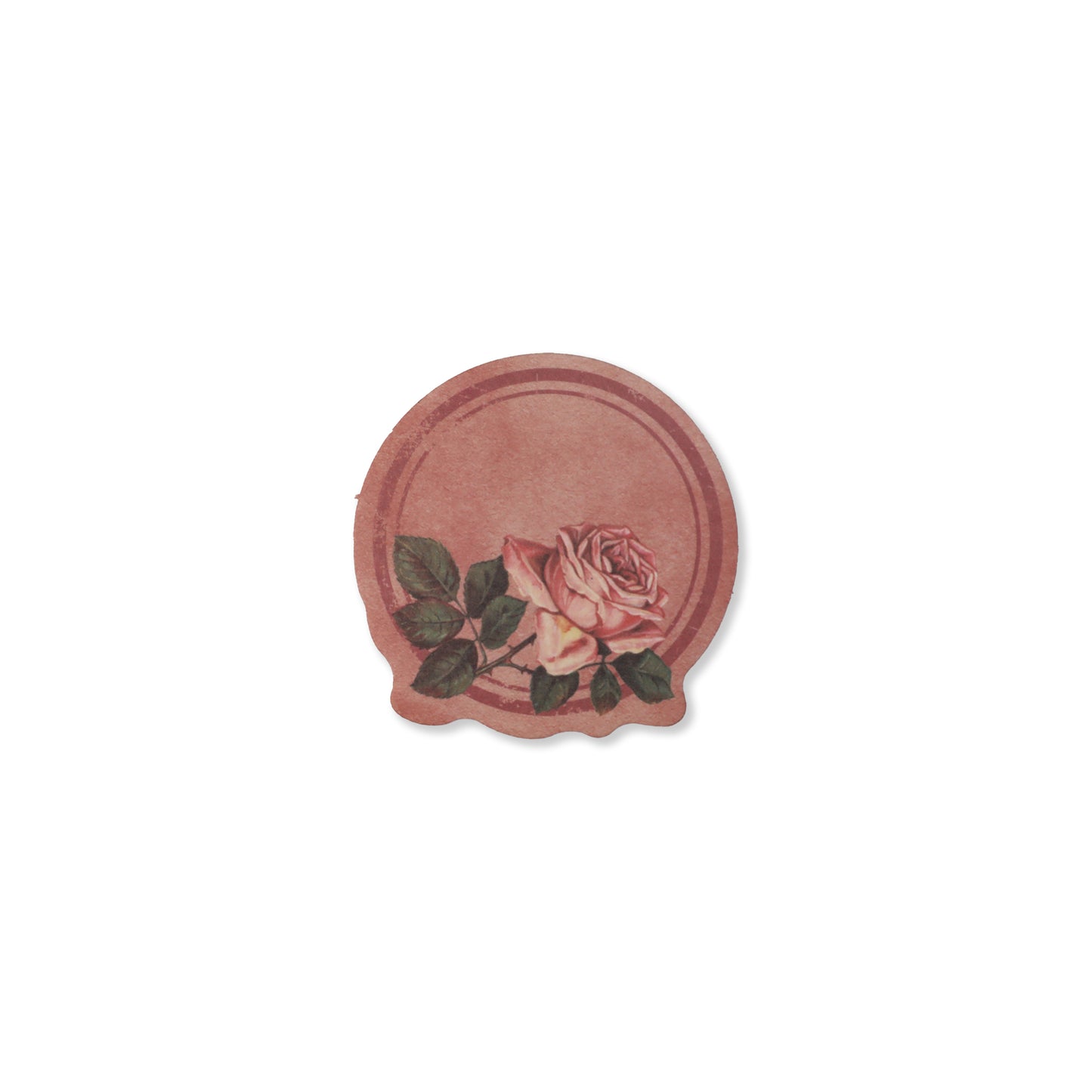 Vintage Floral Writeable Label Stickers - 60 Pcs