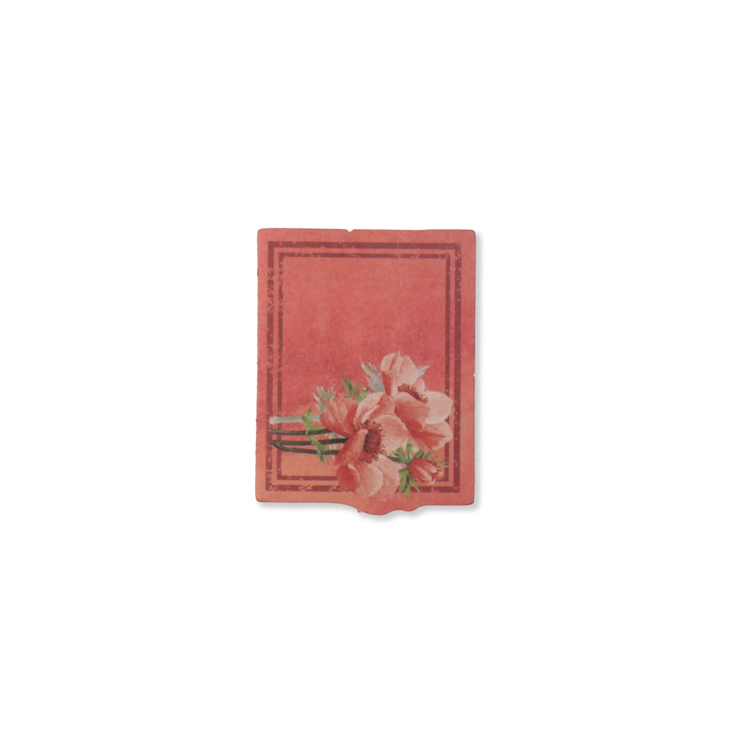 Vintage Floral Writeable Label Stickers - 60 Pcs