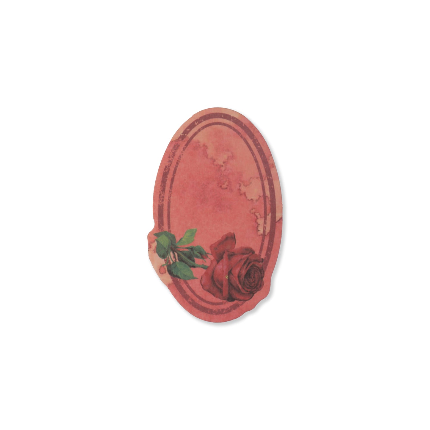 Vintage Floral Writeable Label Stickers - 60 Pcs