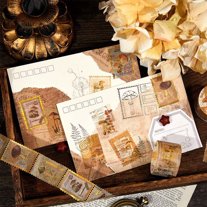 Vintage Illustrated Washi Tapes